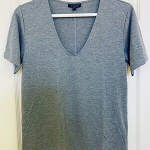 Topshop Gray Short Sleeve Tee Size US 6
